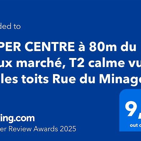 Apartmán Hyper Centre A 80M Du Vieux Marche, T2 Calme Vue Sur Les Toits Rue Du Minage La Rochelle  Exteriér fotografie