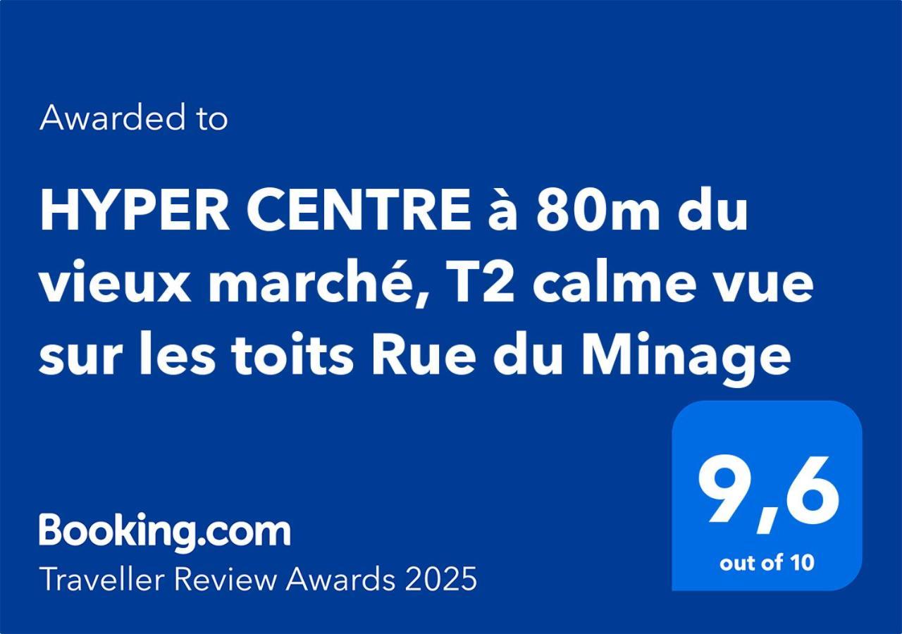 Apartmán Hyper Centre A 80M Du Vieux Marche, T2 Calme Vue Sur Les Toits Rue Du Minage La Rochelle  Exteriér fotografie